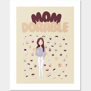 Momdorable, Mothers Day, Adorable Posters and Art